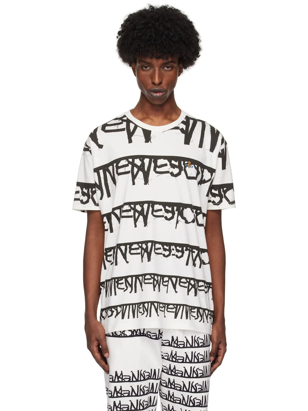 White & Black Classic T-shirt - 1