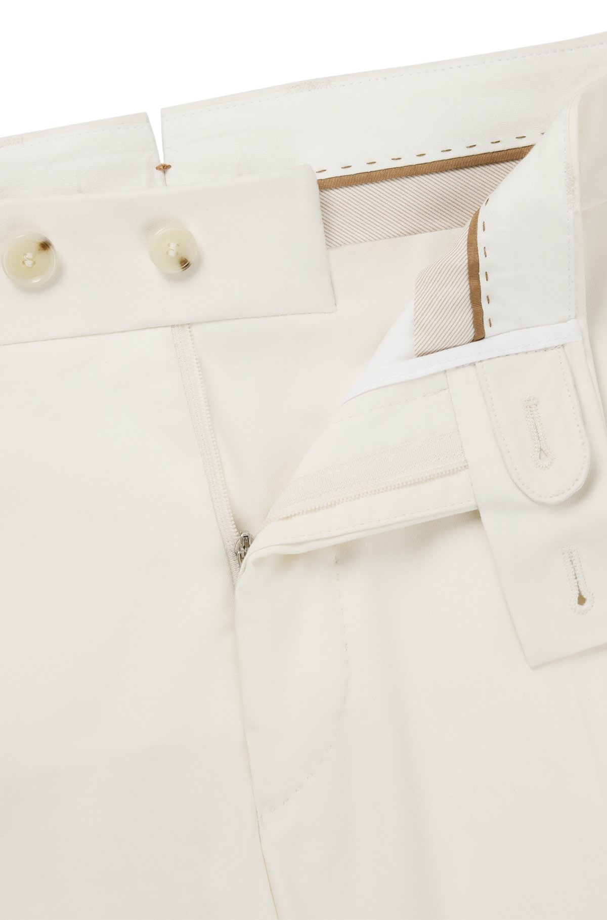 TAPERED-FIT SHORTS IN COTTON, SILK AND STRETCH - 6