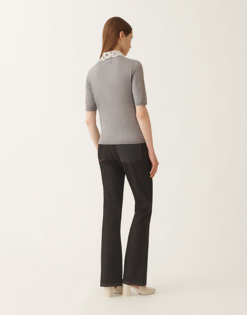 Cashmere and silk sweater 4