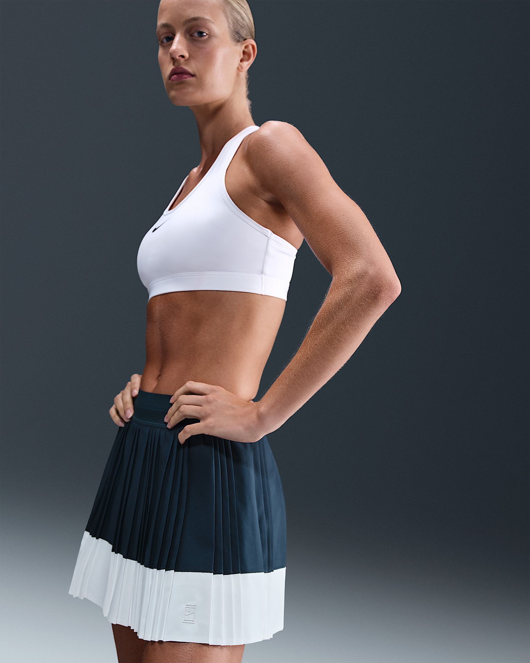 NikeCourt Ace Advantage Women's Dri-FIT Pleated Tennis Skirt - 2