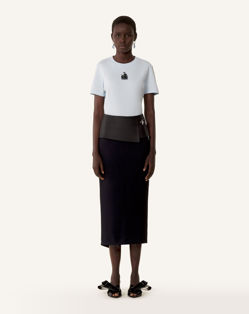 Lanvin MOTHER AND DAUGHTER EMBROIDERED COTTON JERSEY T-SHIRT outlook