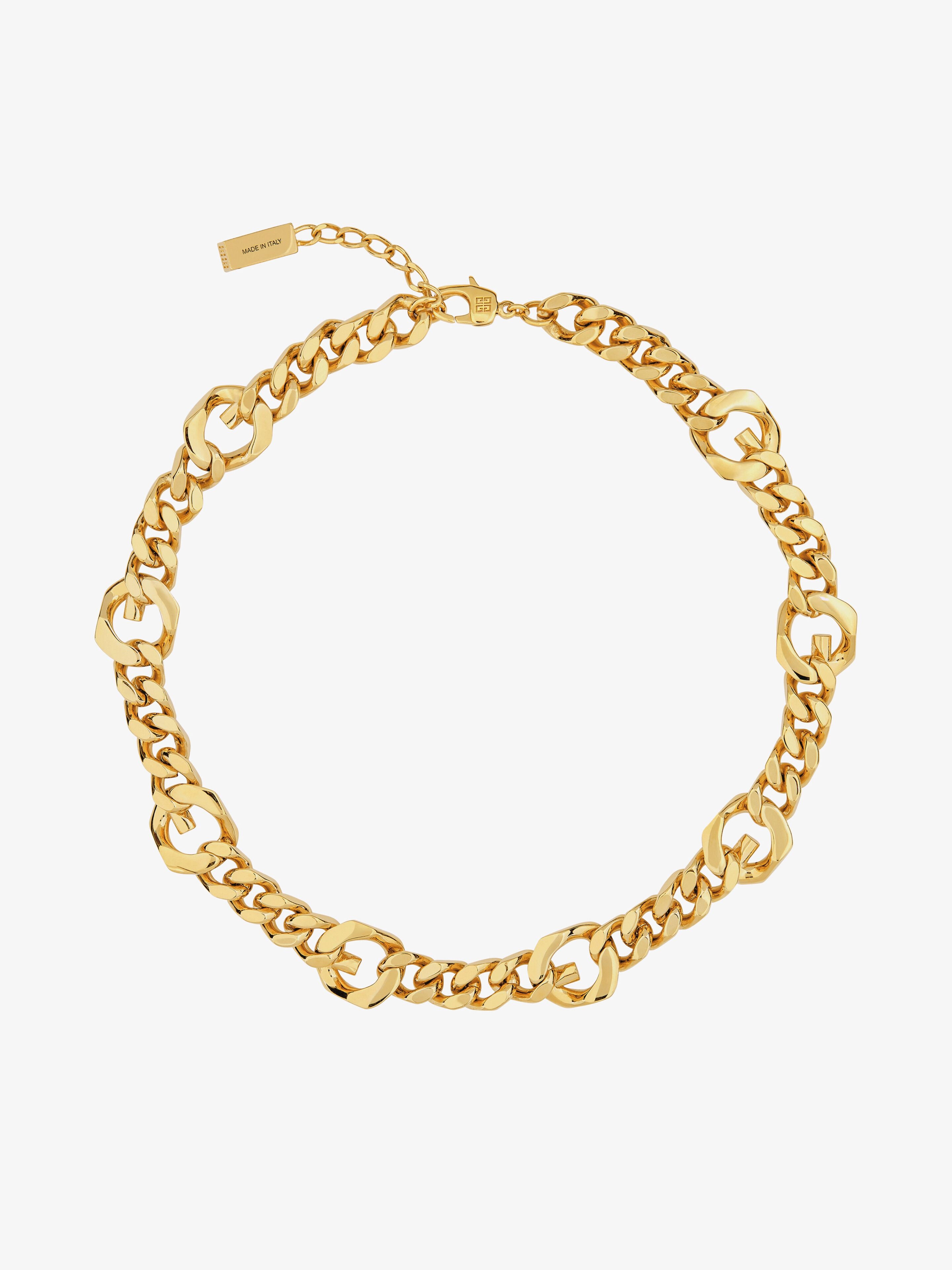 G CHAIN NECKLACE IN METAL - 4