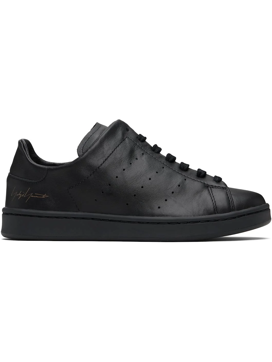 Black Diagonal Stan Smith Sneakers - 1