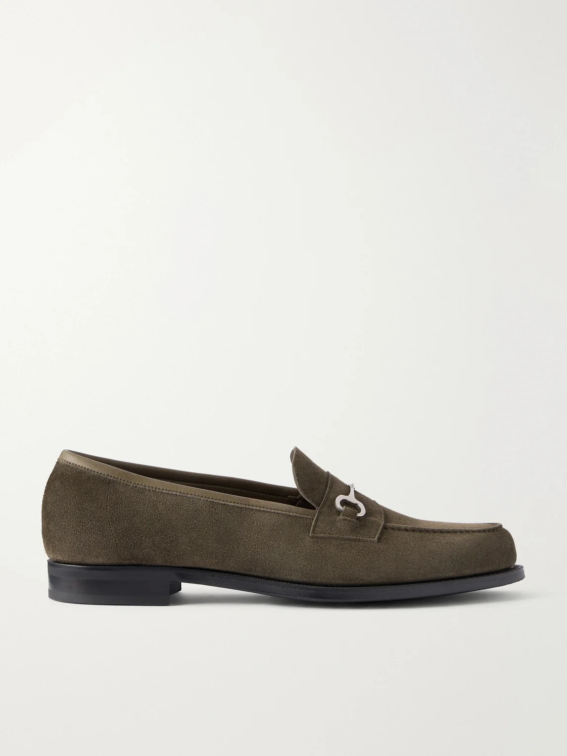 Putney Horsebit-Embellished Suede Loafers - 1