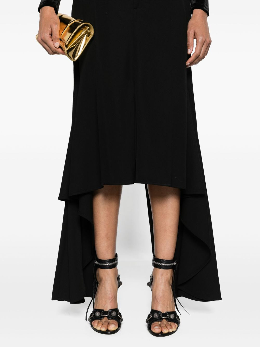 Deconstructed Godet midi skirt - 5