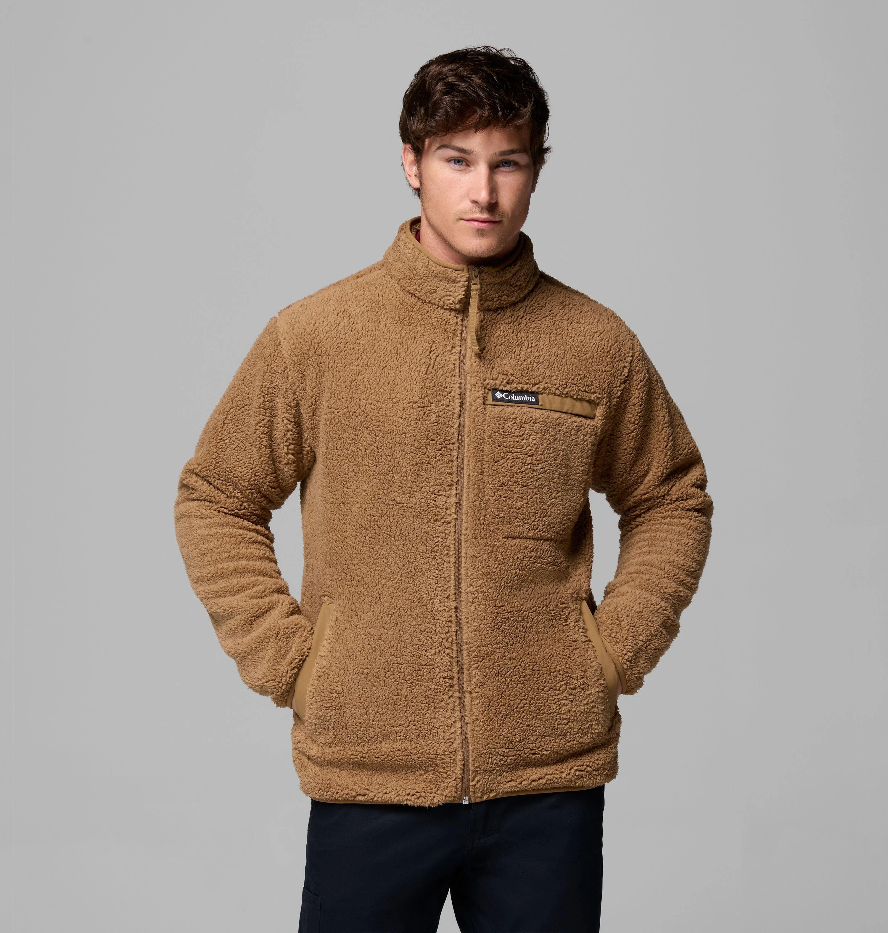 Men's Rugged Ridge High Pile Full Zip Fleece Jacket - 1