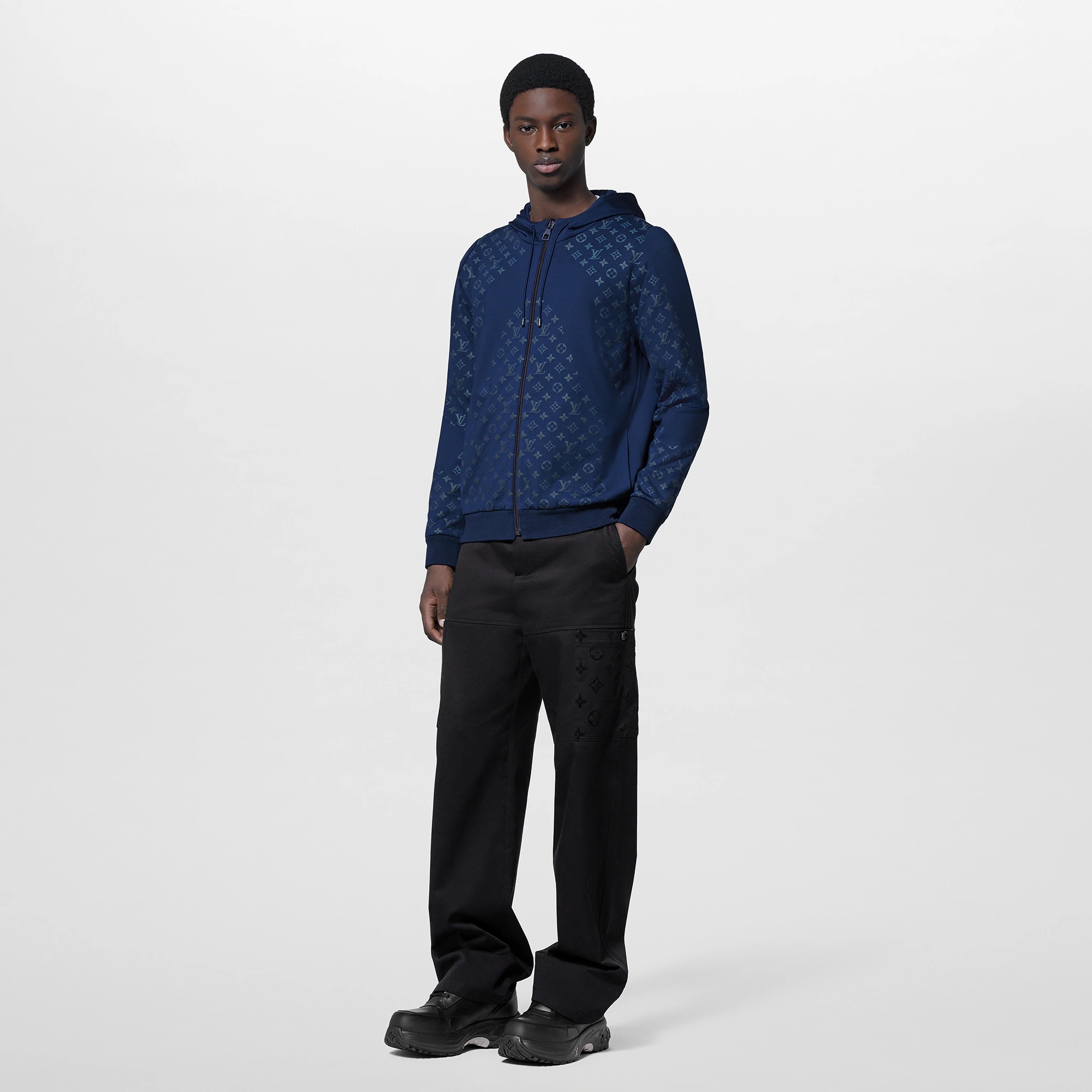 Monogram Technical Zip Through Hoodie - 4
