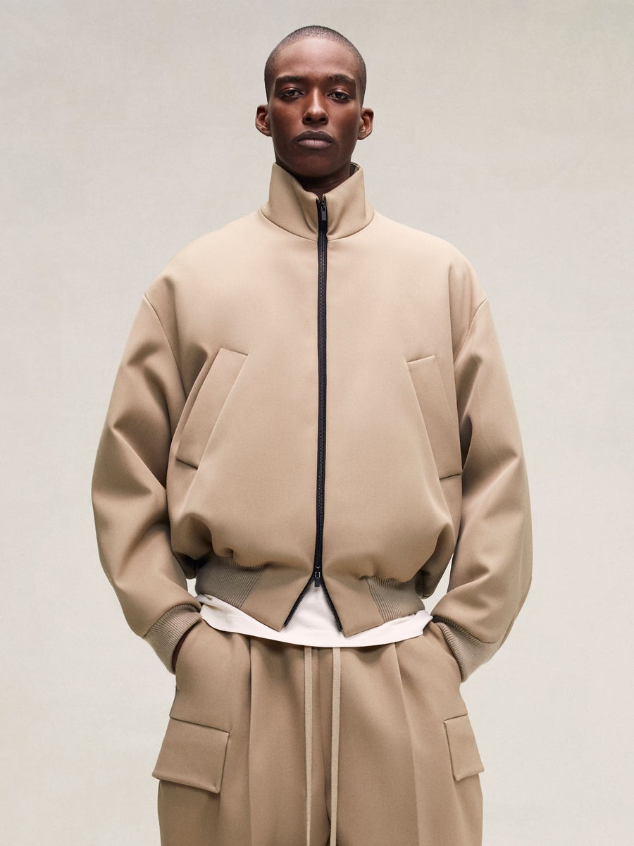 Weighted Twill Bomber - 4