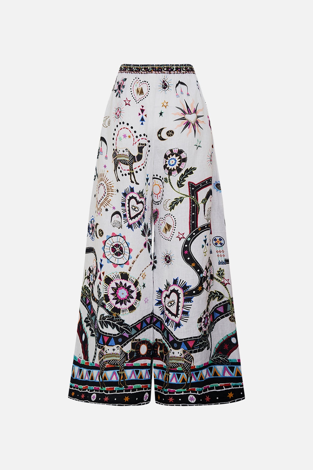 WIDE LEG TROUSER WITH FRONT POCKETS - 8