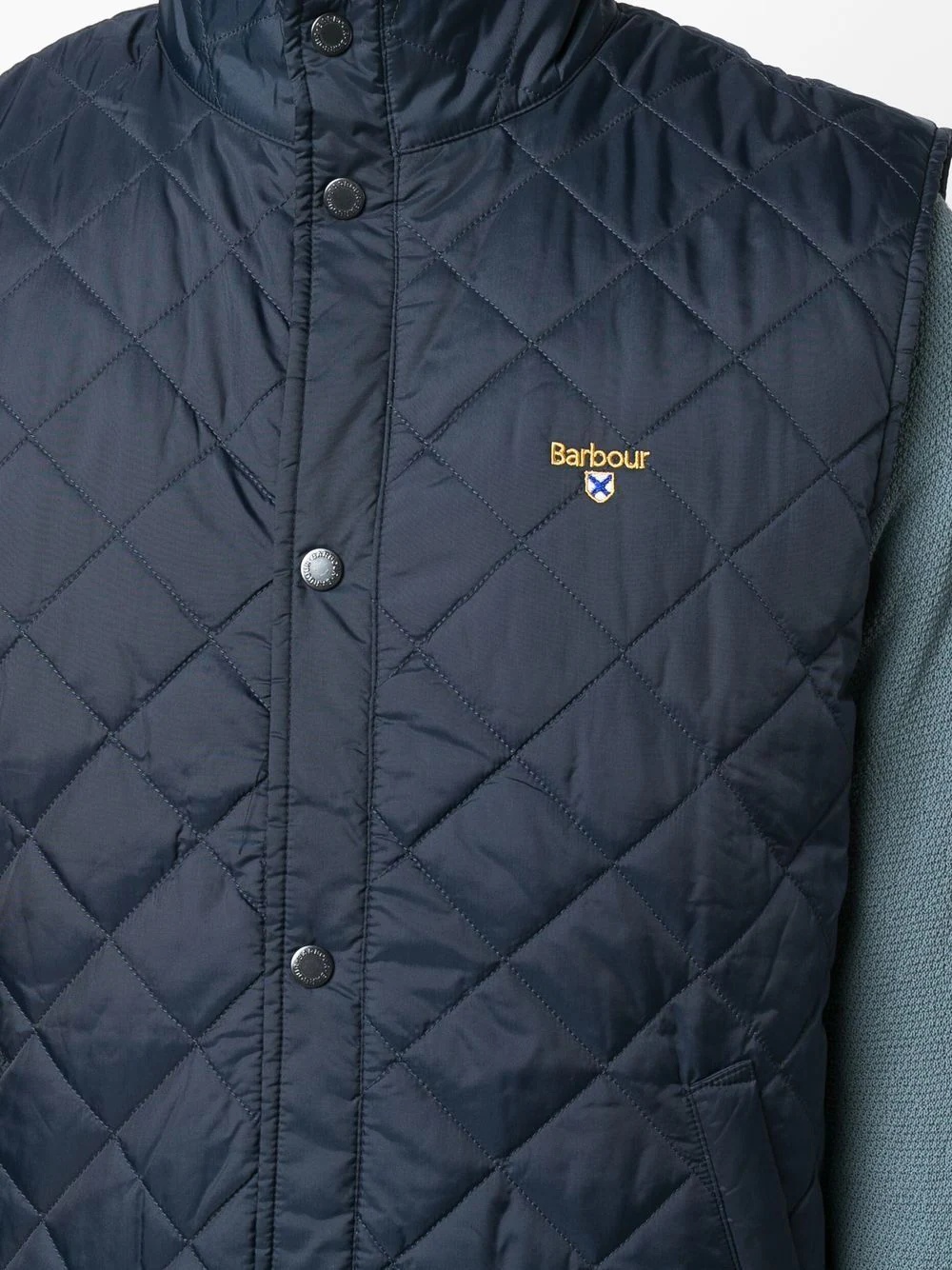 Crest quilted high-neck gilet - 5