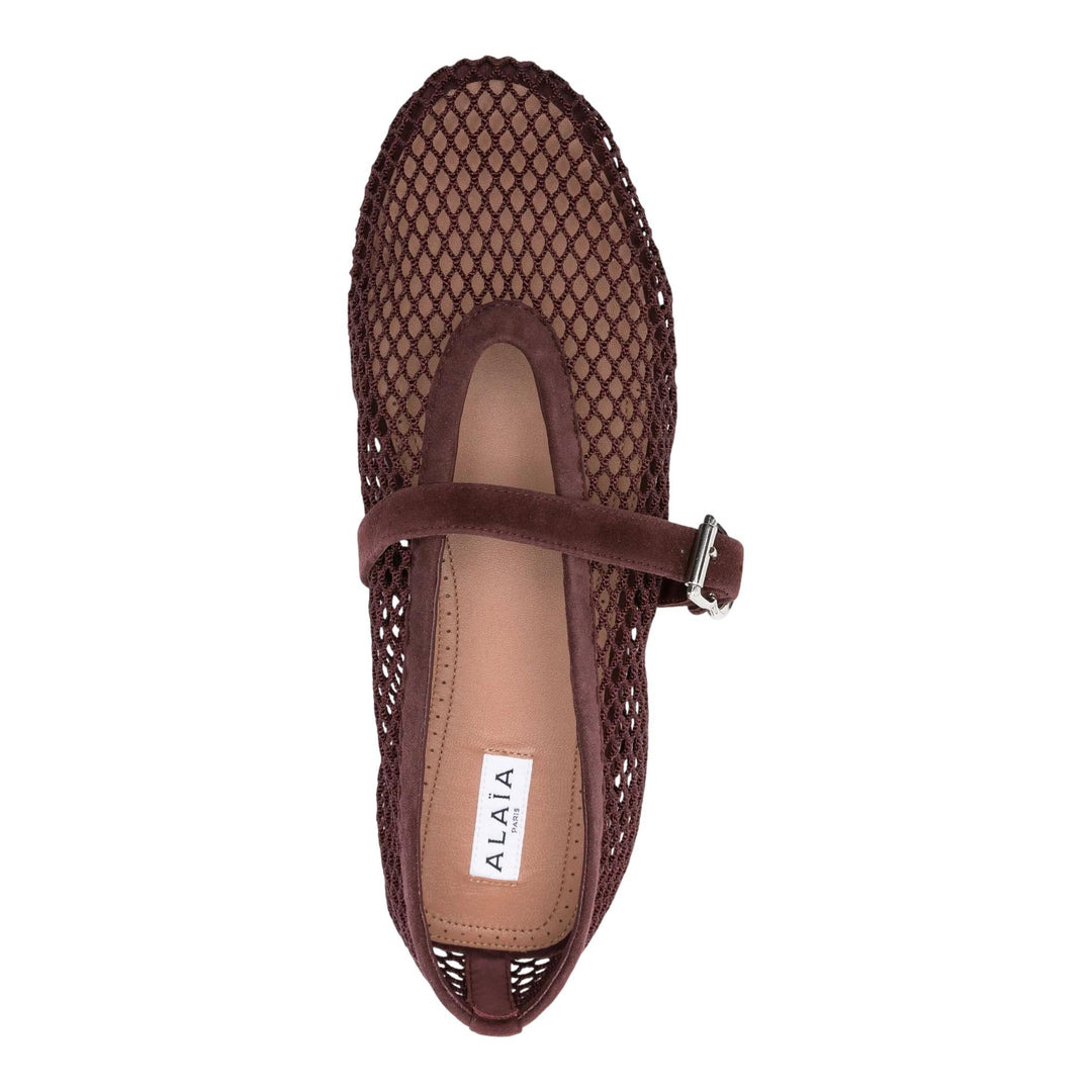 Ballet Flats Mesh Suede - 4