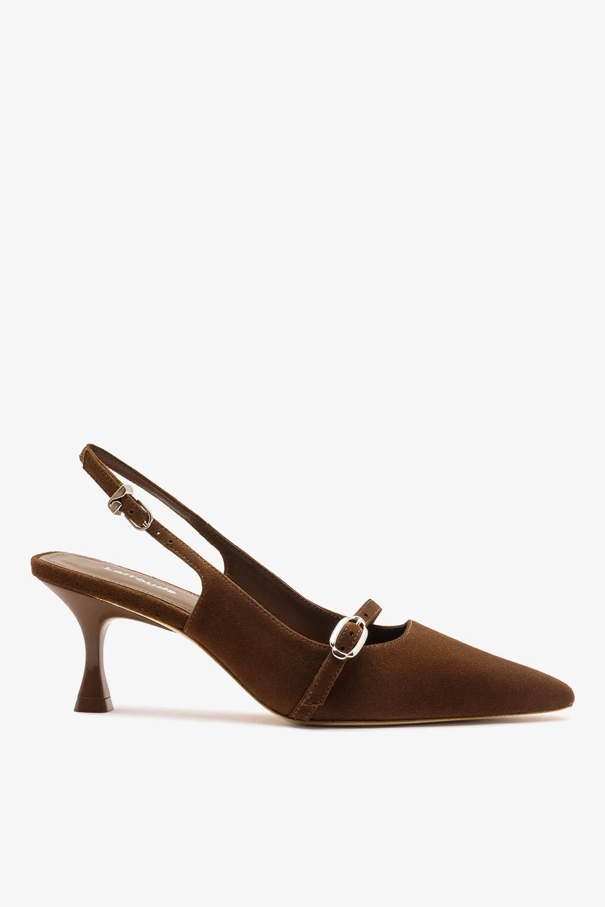 Ines Pump Burnt Umber Suede - 1
