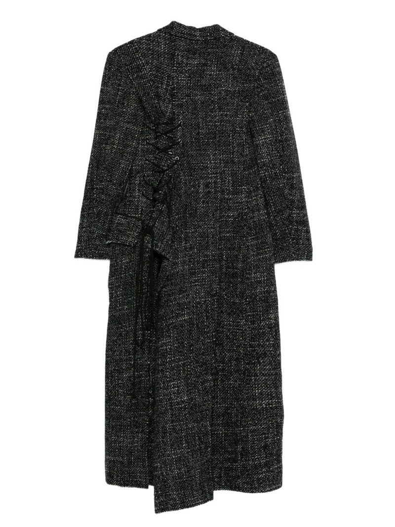 Yohji Yamamoto tweed coat outlook