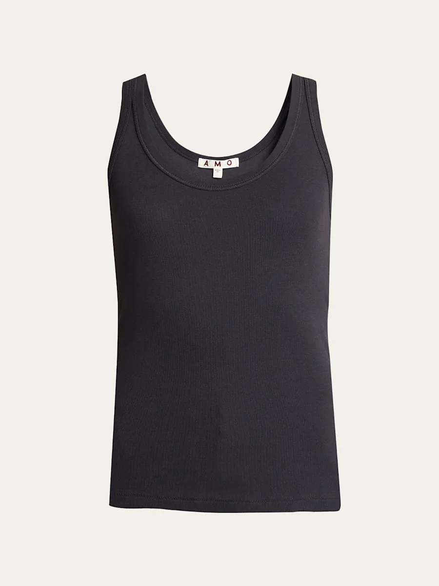 Scoop-Neck Layering Tank - 1