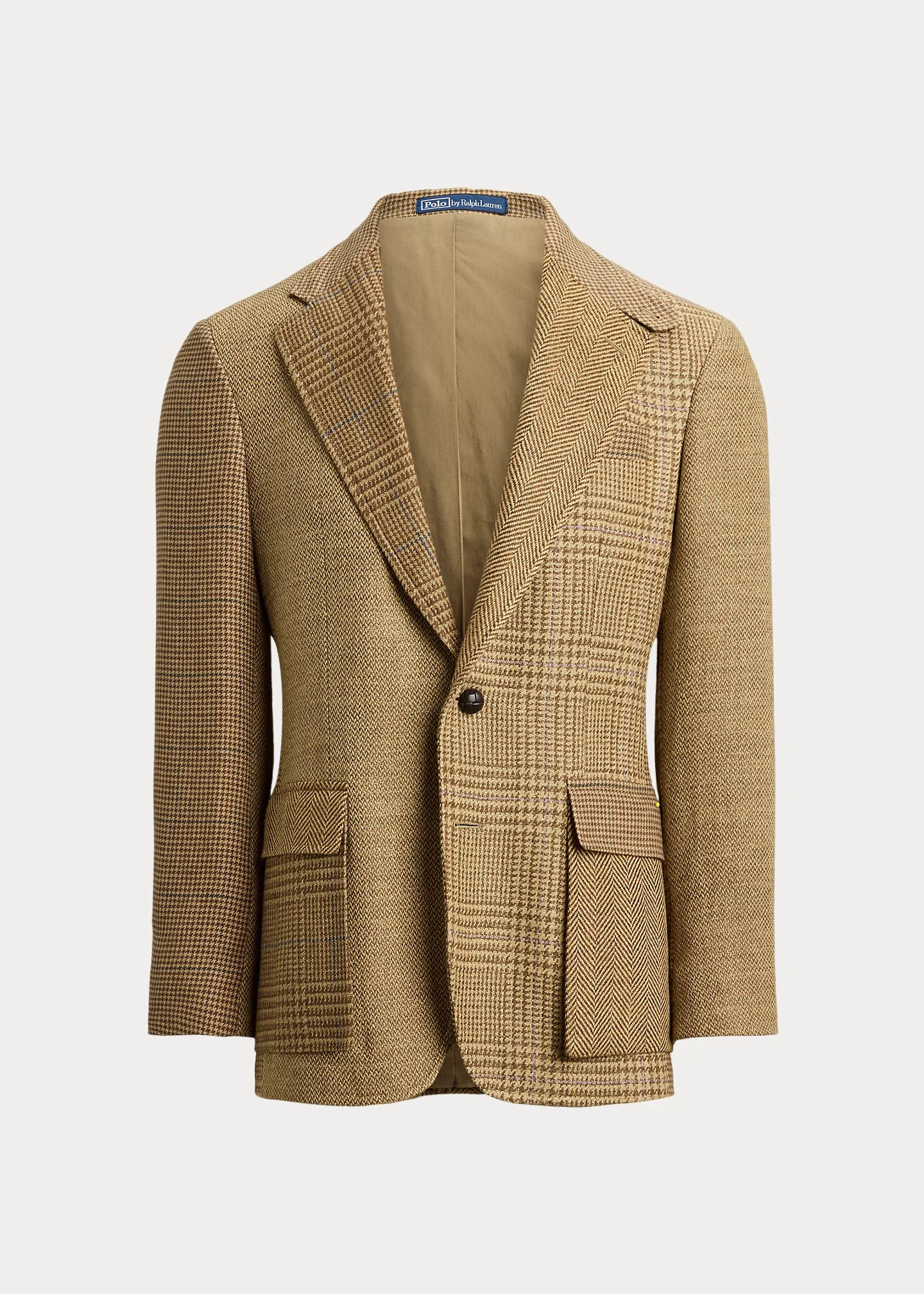 The RL67 Patchwork Linen-Blend Jacket - 1