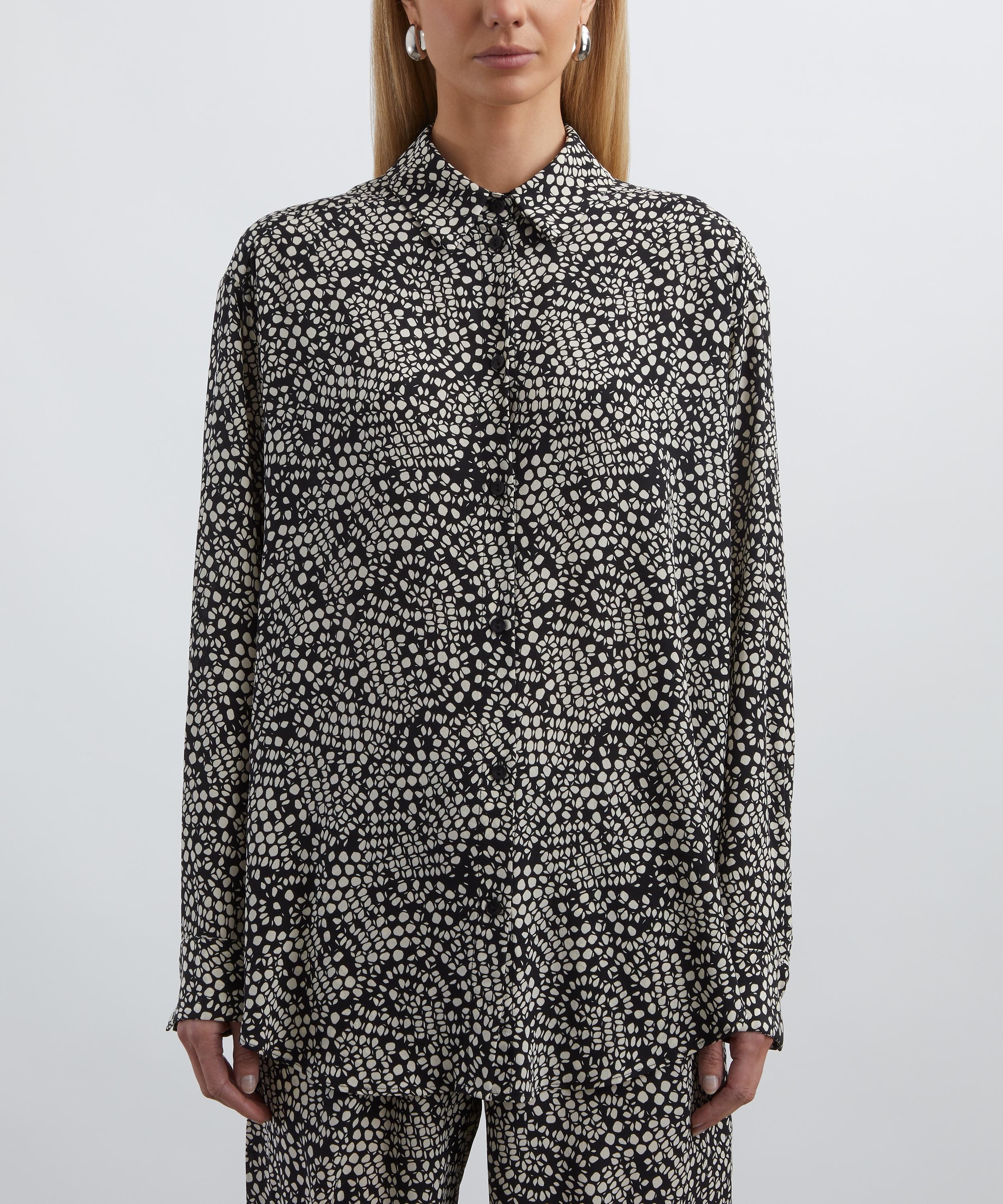 Long Sleeve Silk Shirt - 3