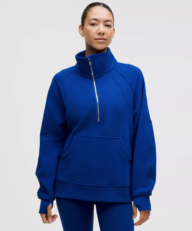 Scuba Oversized Funnel-Neck Half Zip *Long 1