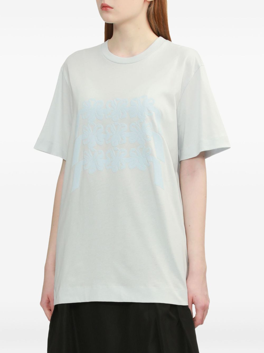 floral-print T-shirt - 3
