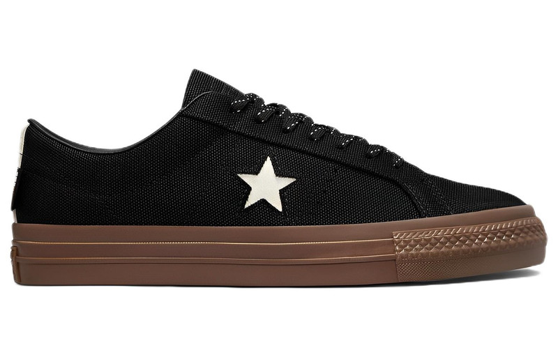 Converse One Star Pro Low 'Black Dark Gum' A03217C 2
