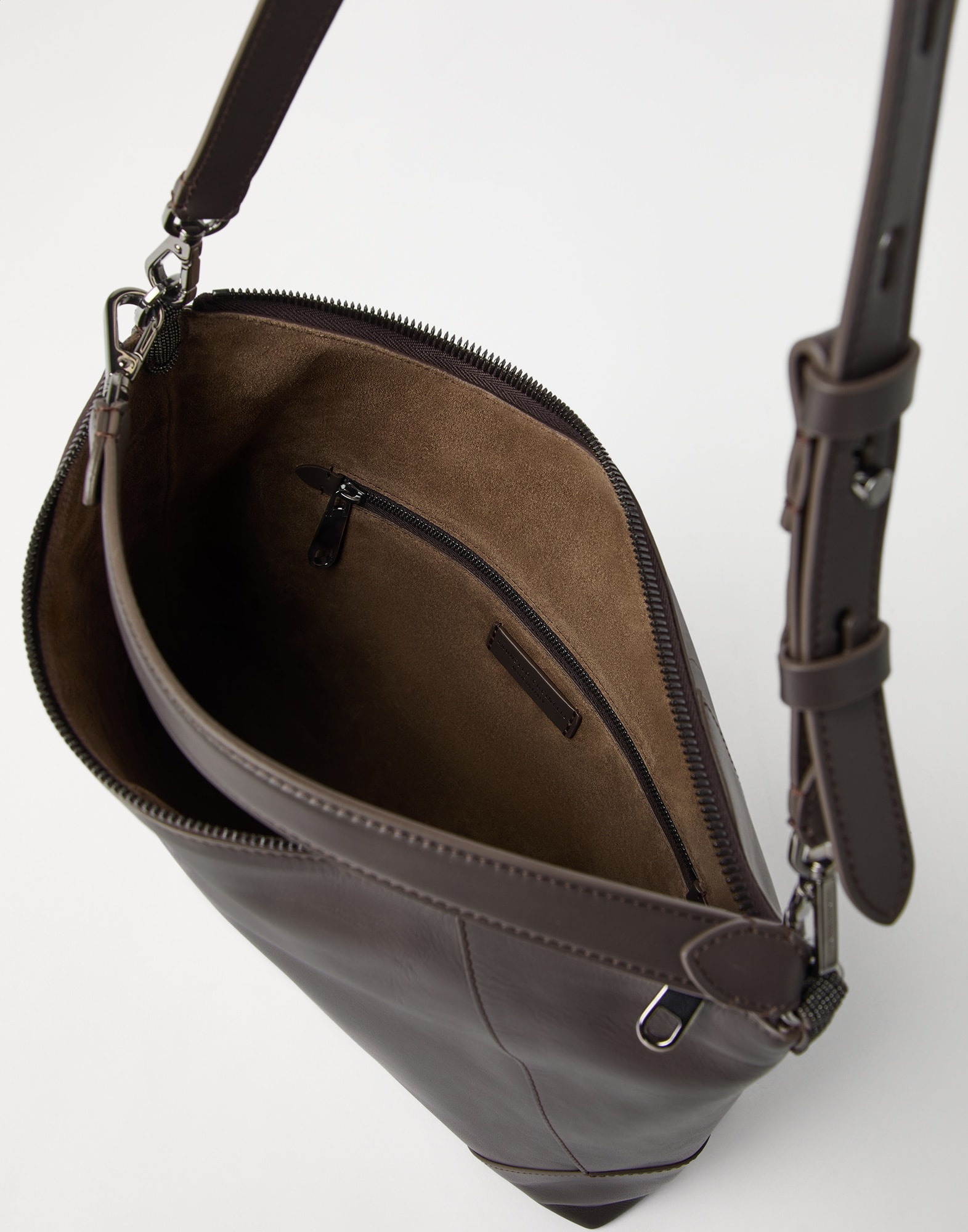 BC Duo hobo bag in calfskin with monili - 5