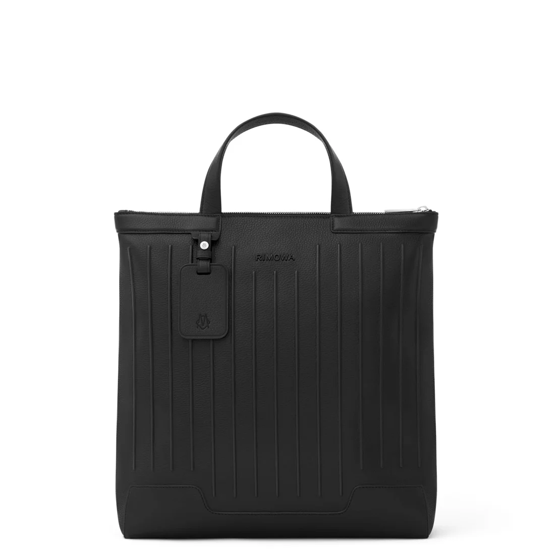 Never Still - Leather Zipped Tote - 1