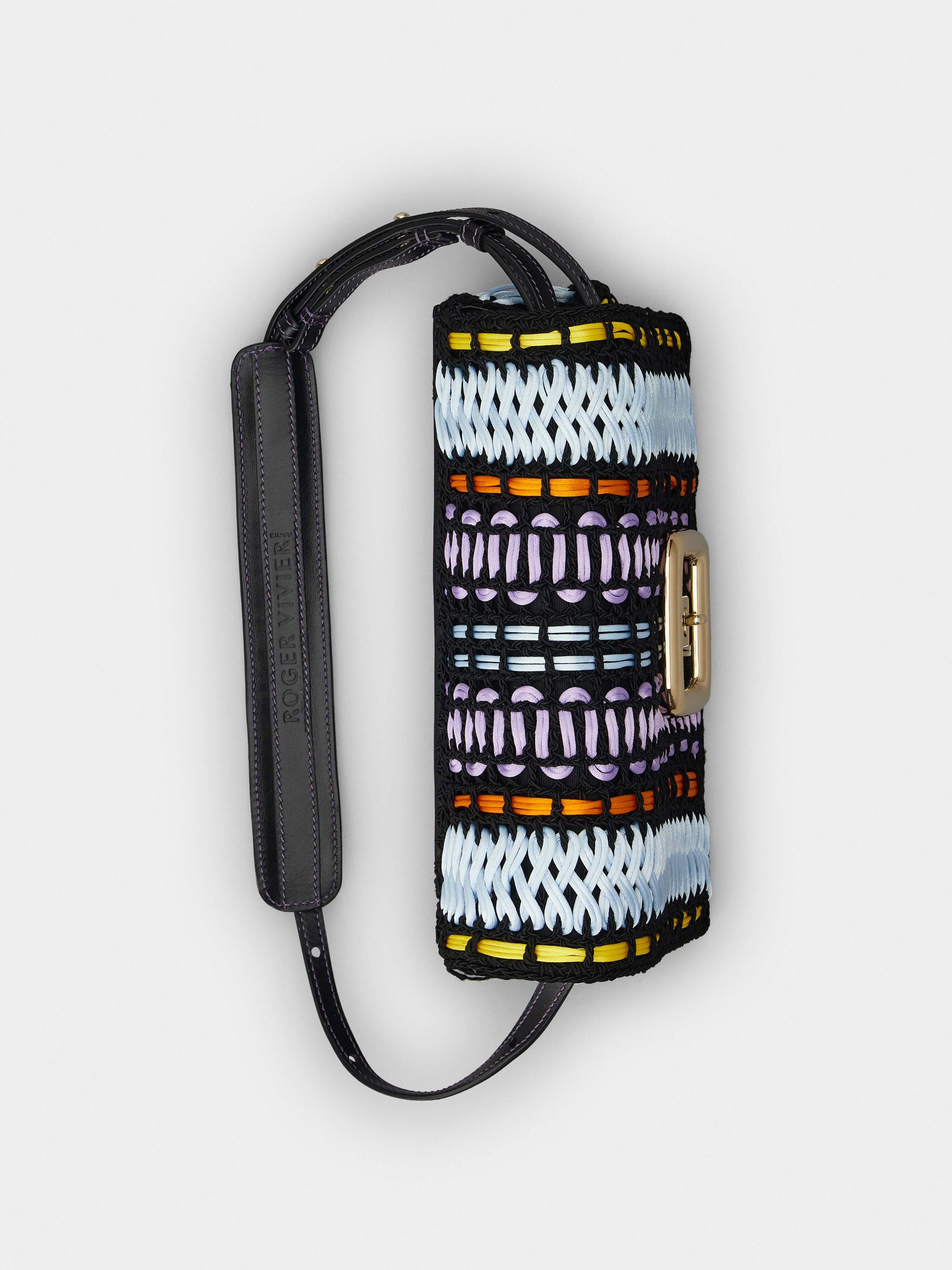 Viv' Choc Colored Twist Bag in Fabric - 6
