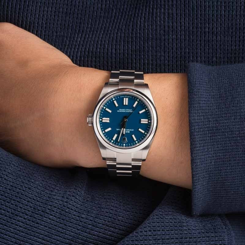 Rolex Oyster Perpetual 41 Ref 134300 Med Blue Dial - 5