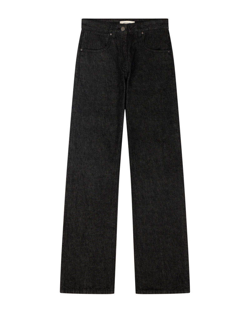 LEAN JEAN RAW BLACK 1