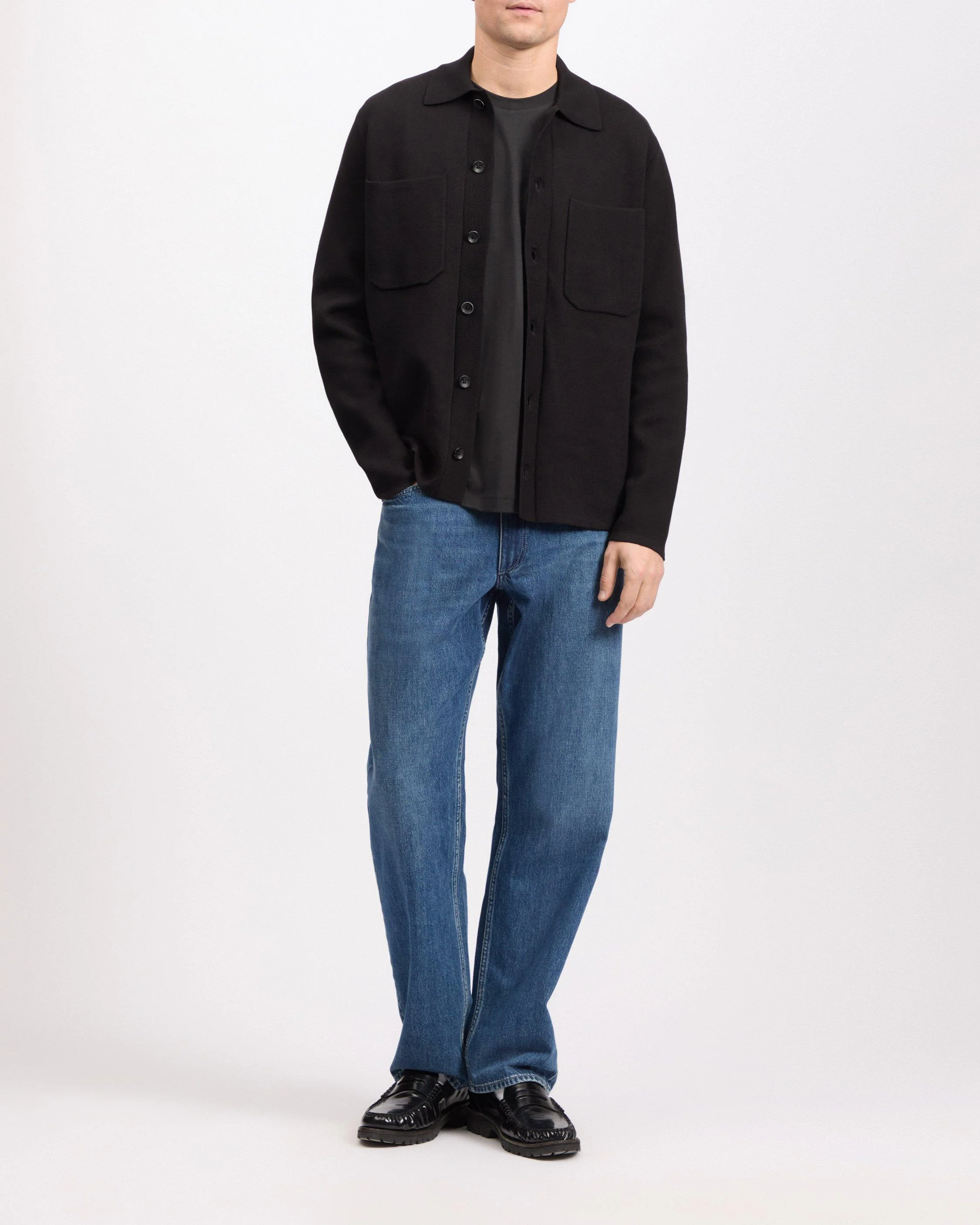 rb Fit 4 Straight Jean Mid-Rise in Authentic Rigid Denim - 1