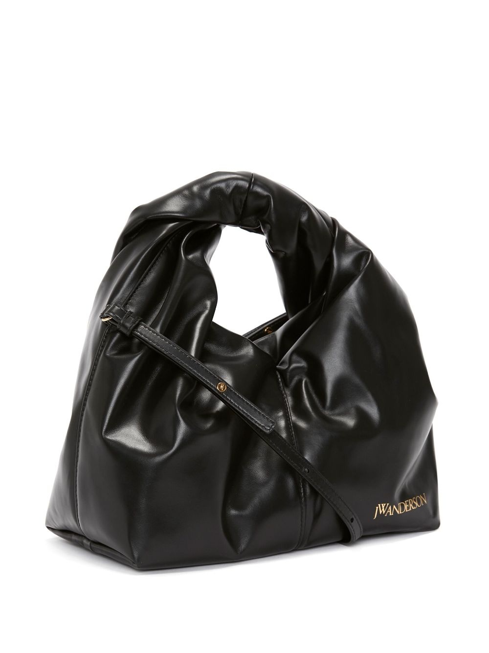 mini Twister leather hobo bag - 3