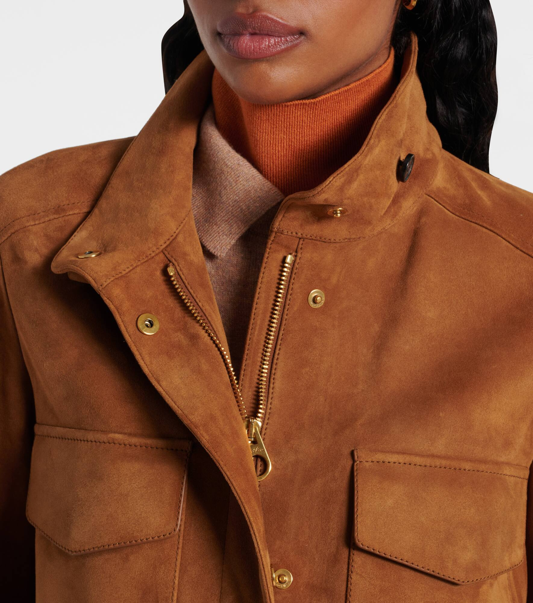 Suede field jacket - 4