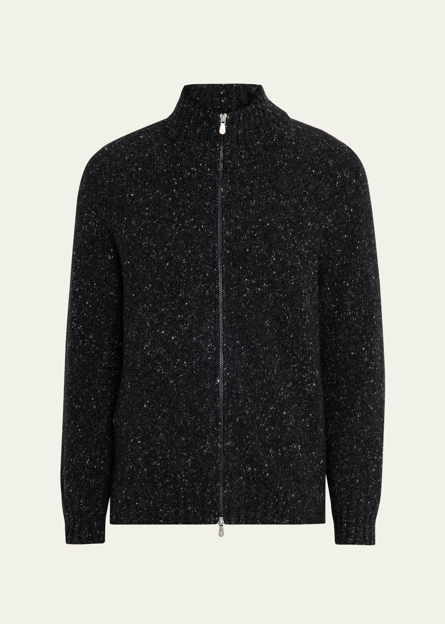 Men's Cashmere Zip Cardigan - 1