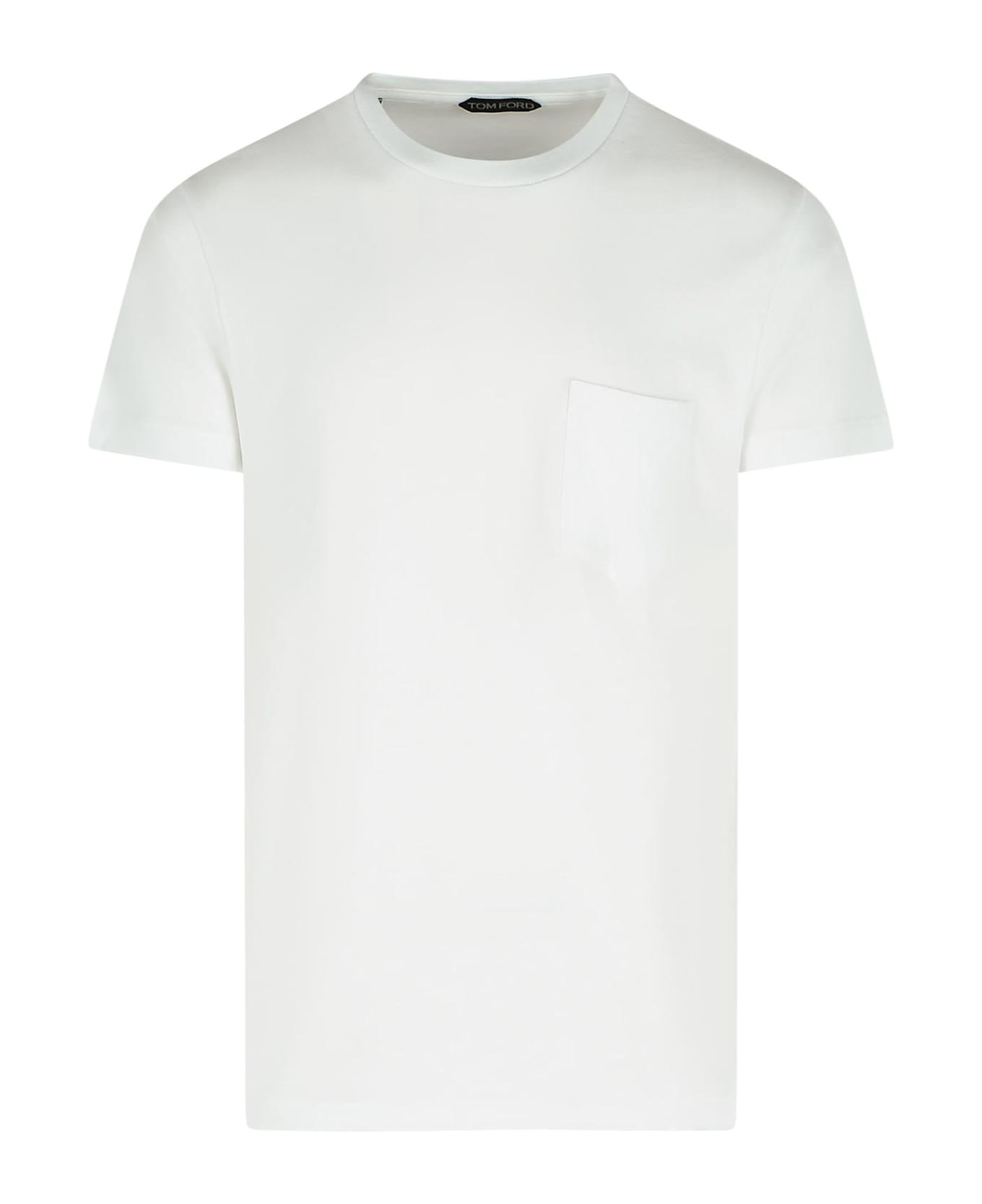 White Cotton T-shirts - 1