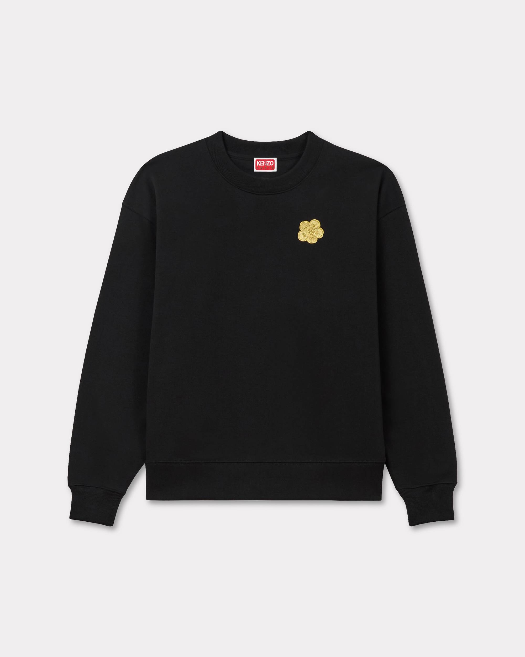 'Boke Flower' embroidered sweatshirt in cotton - 1