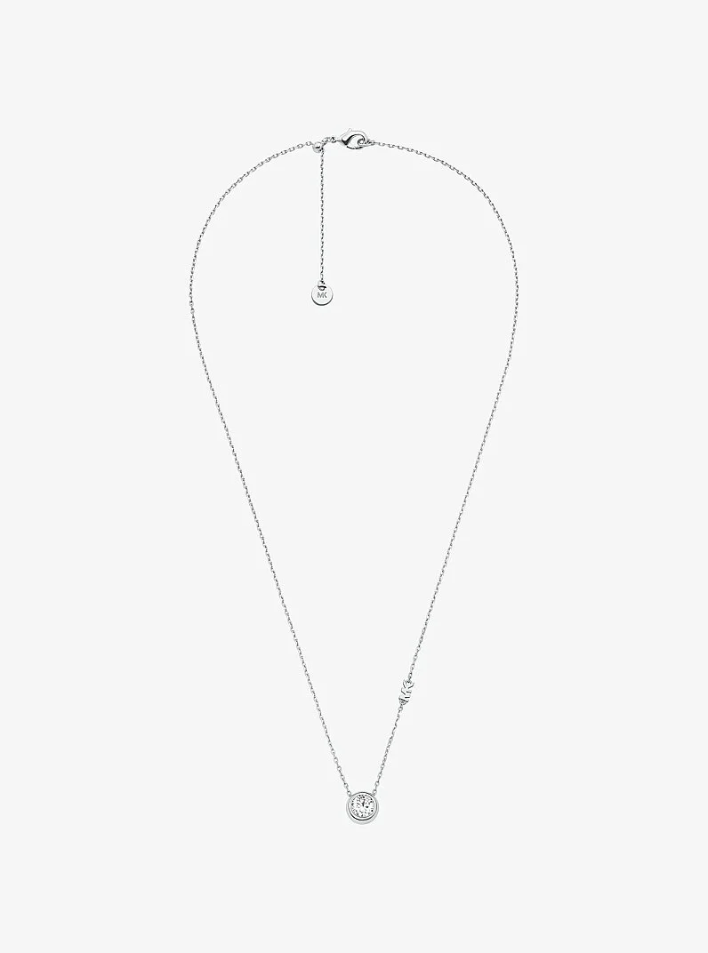 Round Stone Pendant Necklace - 1