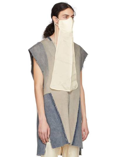 Rick Owens Off-White Long Face Mask outlook