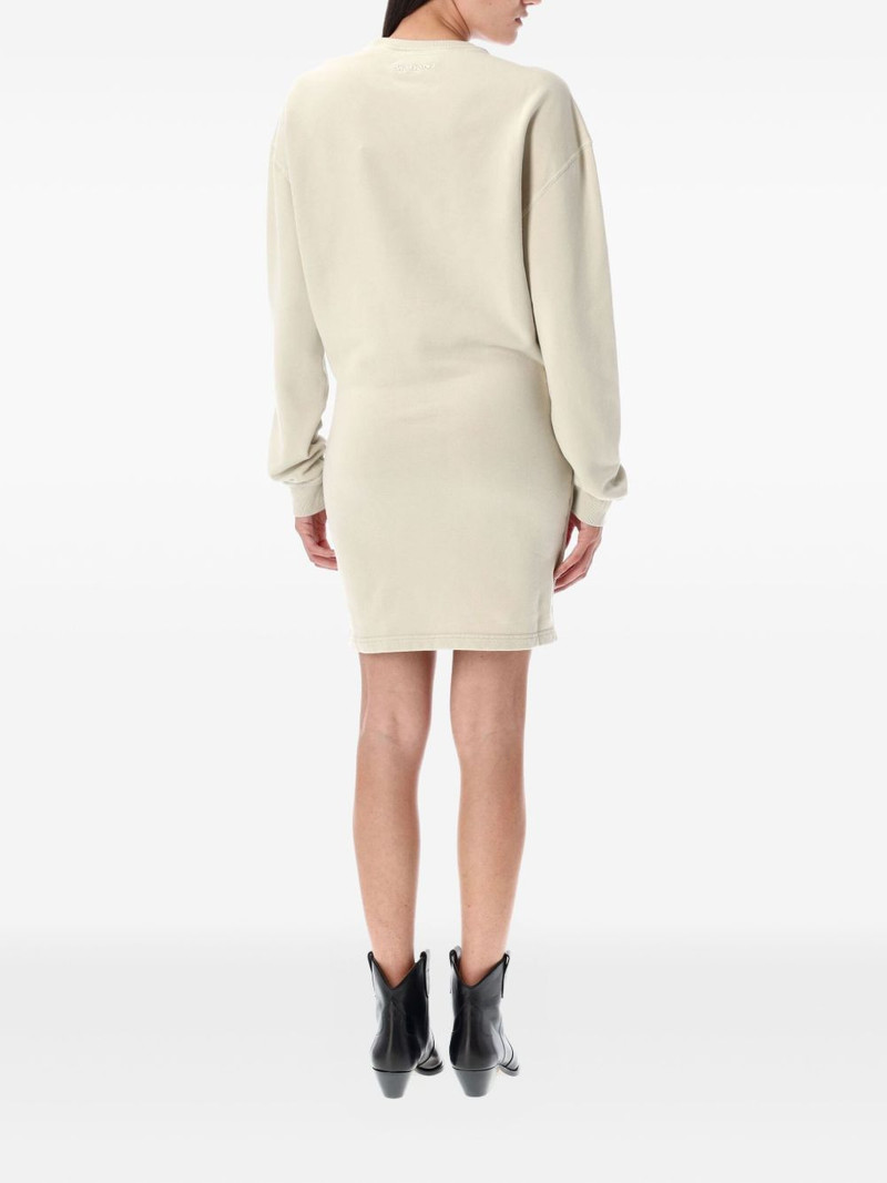 Isabel Marant Étoile Pipper fleece twist-front mini dress outlook