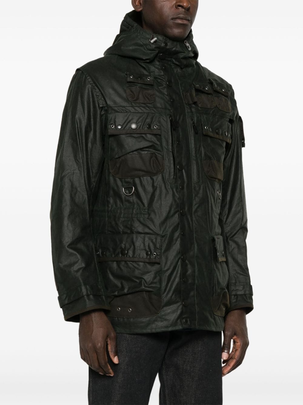 x TO KI TO waxed military jacket - 3