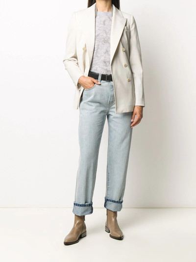 Brunello Cucinelli double-breasted blazer outlook