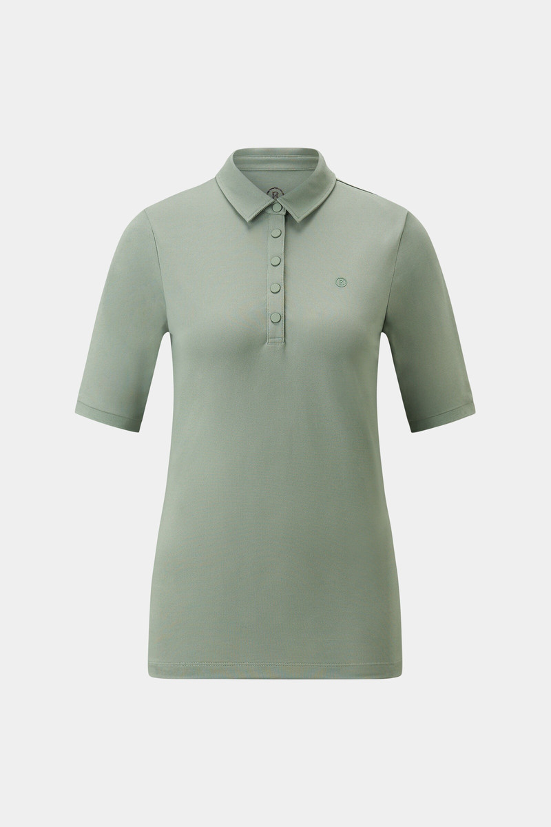 Tammy polo shirt in Eucalyptus 1