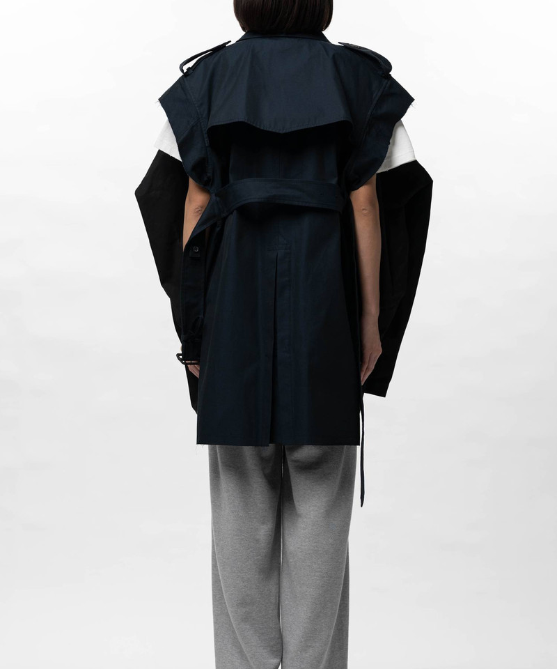 Vest Combined Balmacaan Coat 11