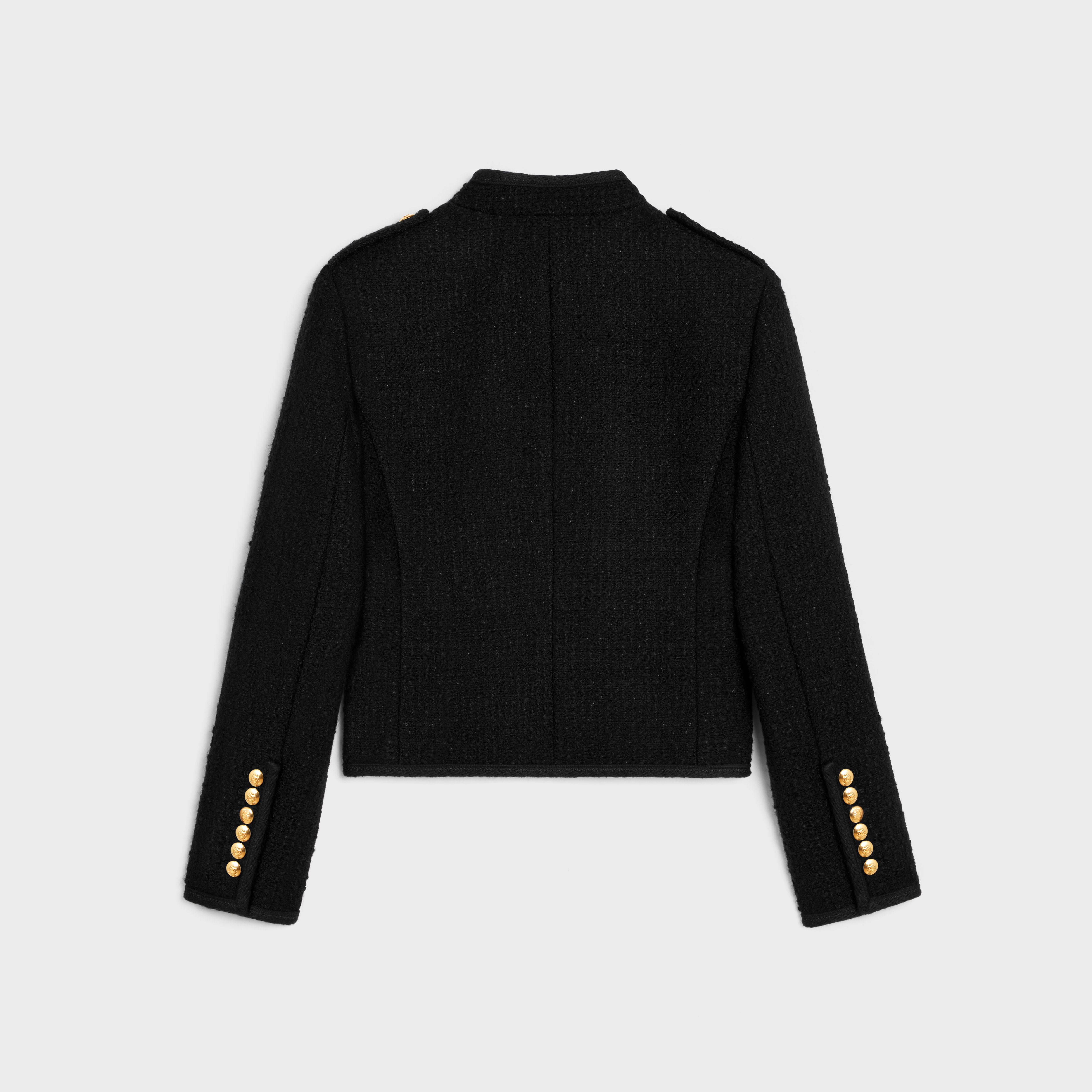 military jacket in bouclé tweed - 2