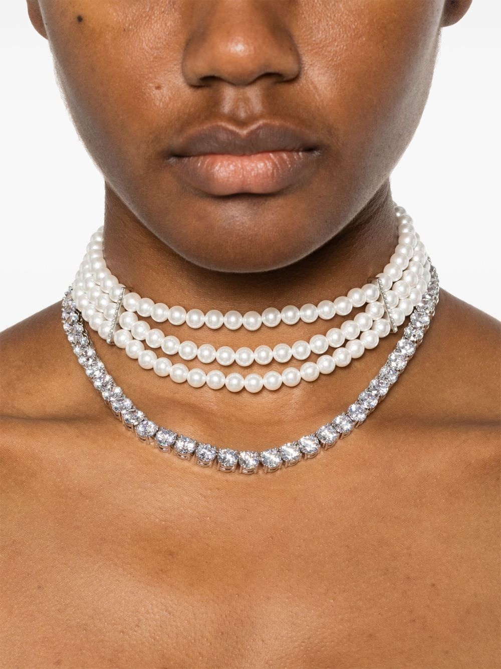 faux-pearl necklace - 2