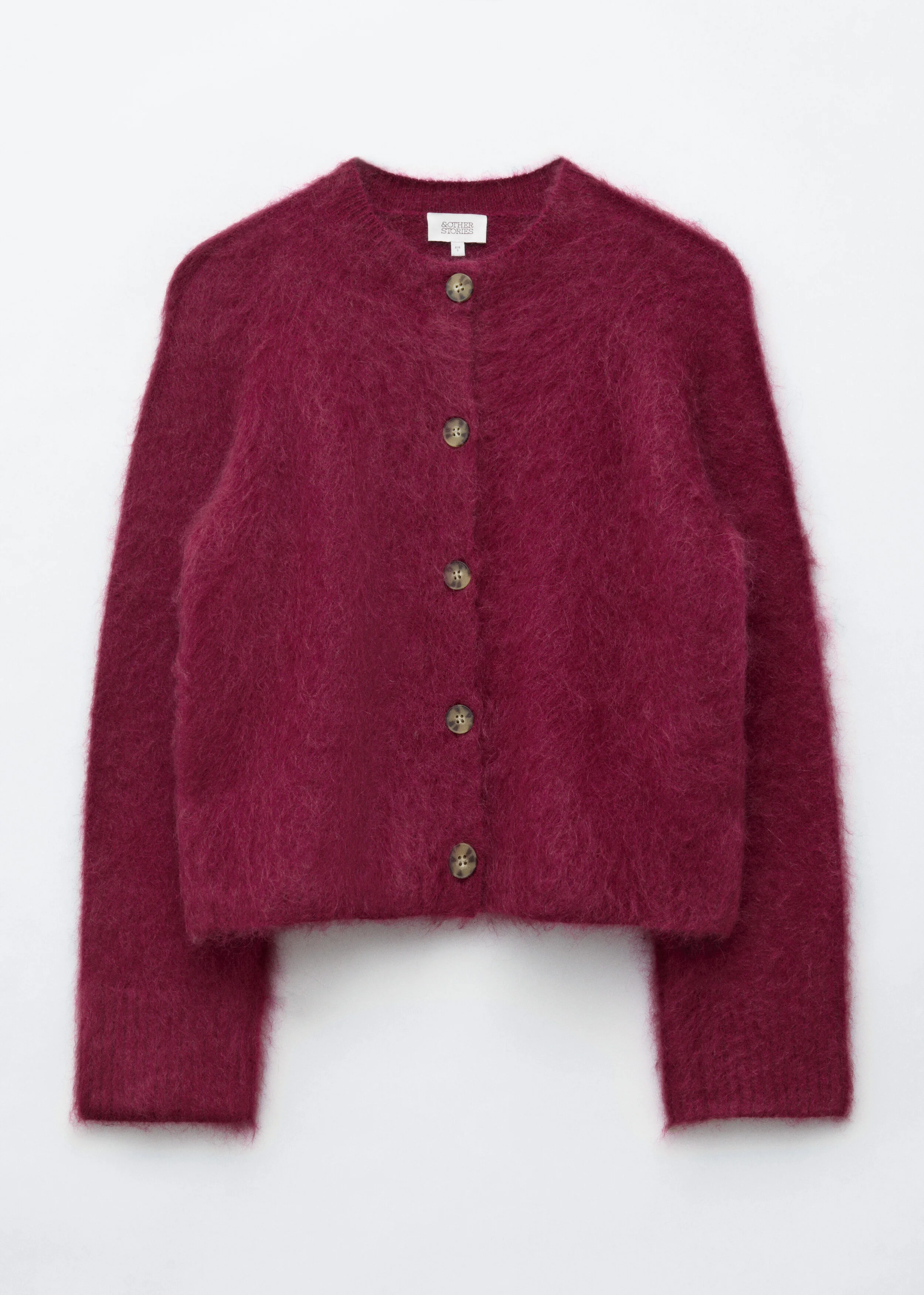 Mohair Blend Cardigan - 1