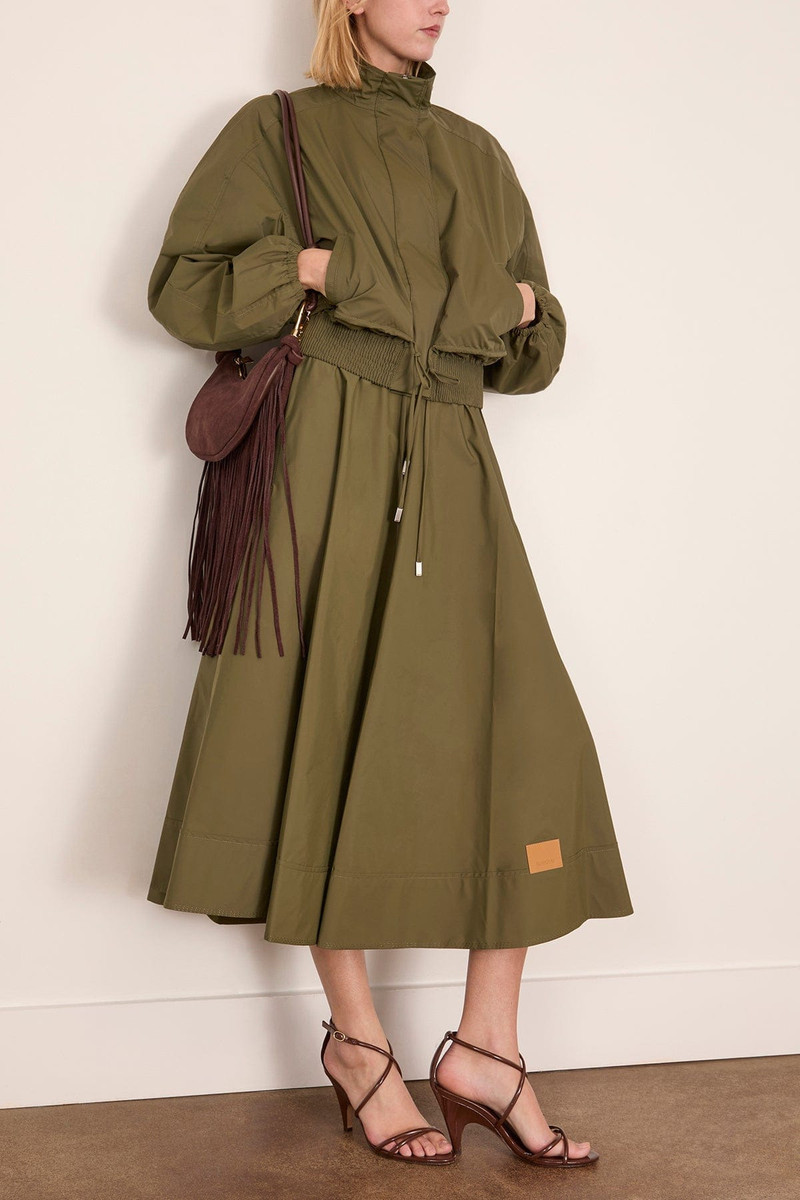 SIMKHAI Sutherland Jacket in Olive outlook