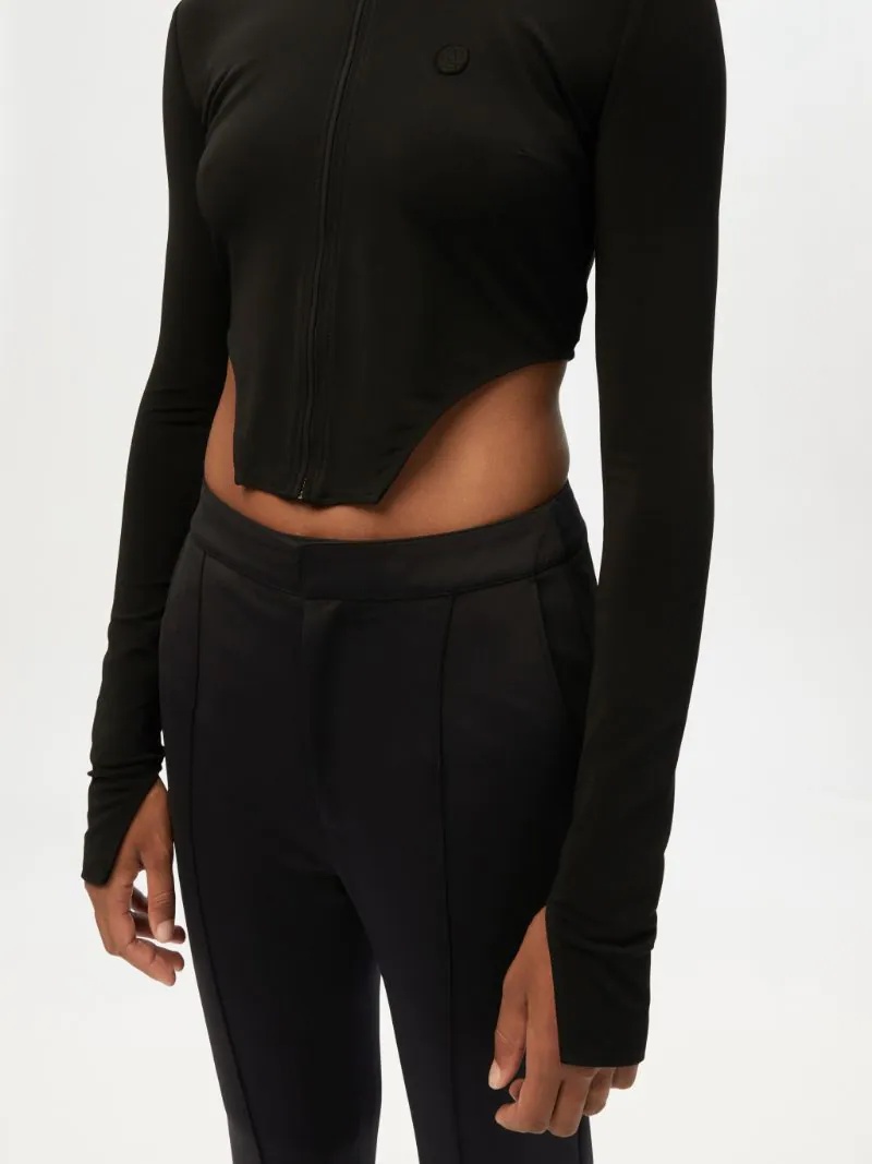 ZIP UP CROPPED TOP - 6