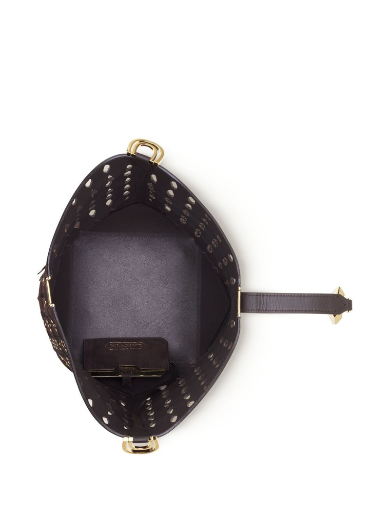 cutout studded bucket bag 5