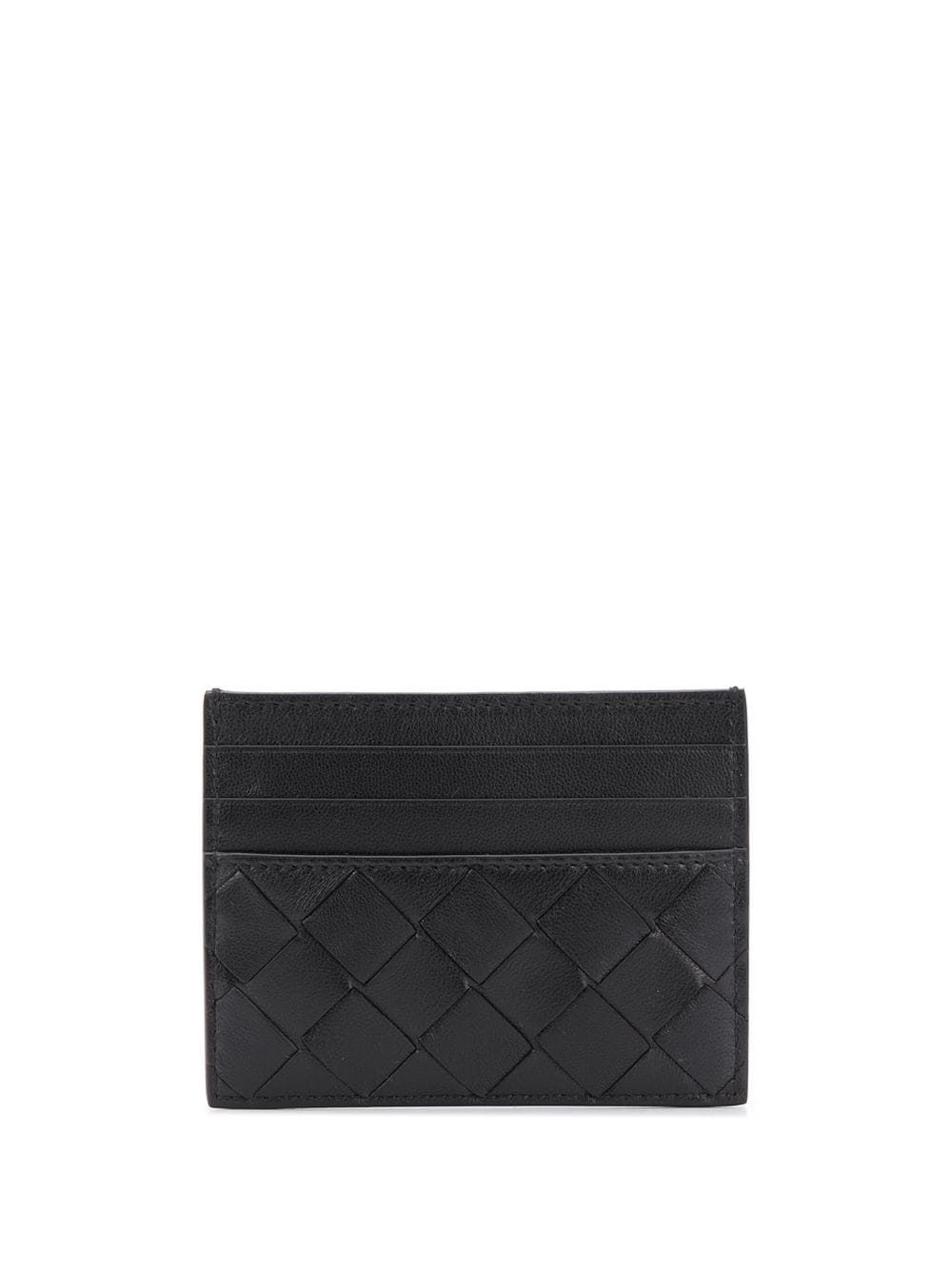 intrecciato weave cardholder - 1