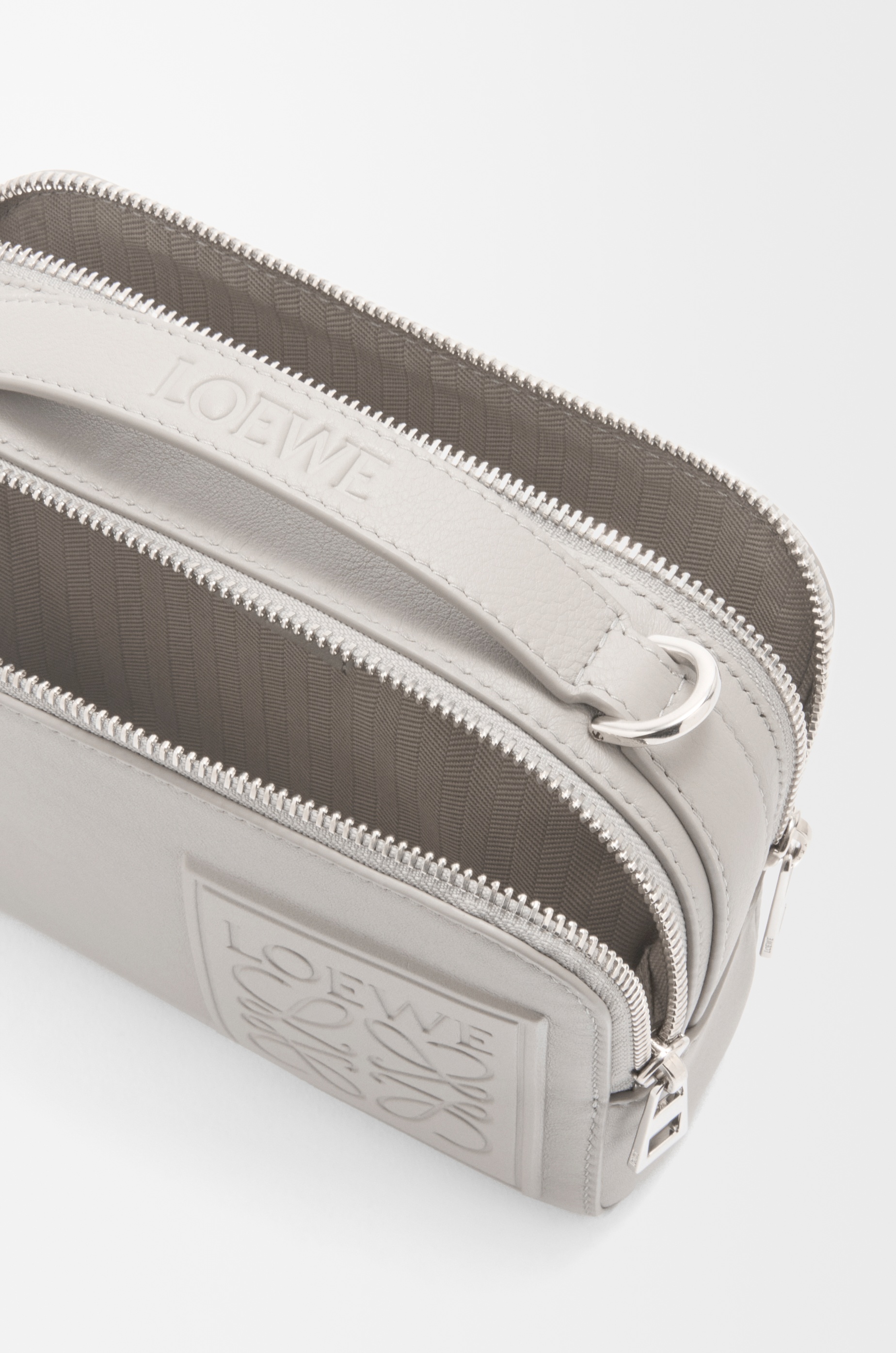 Mini crossbody camera bag in satin calfskin - 5