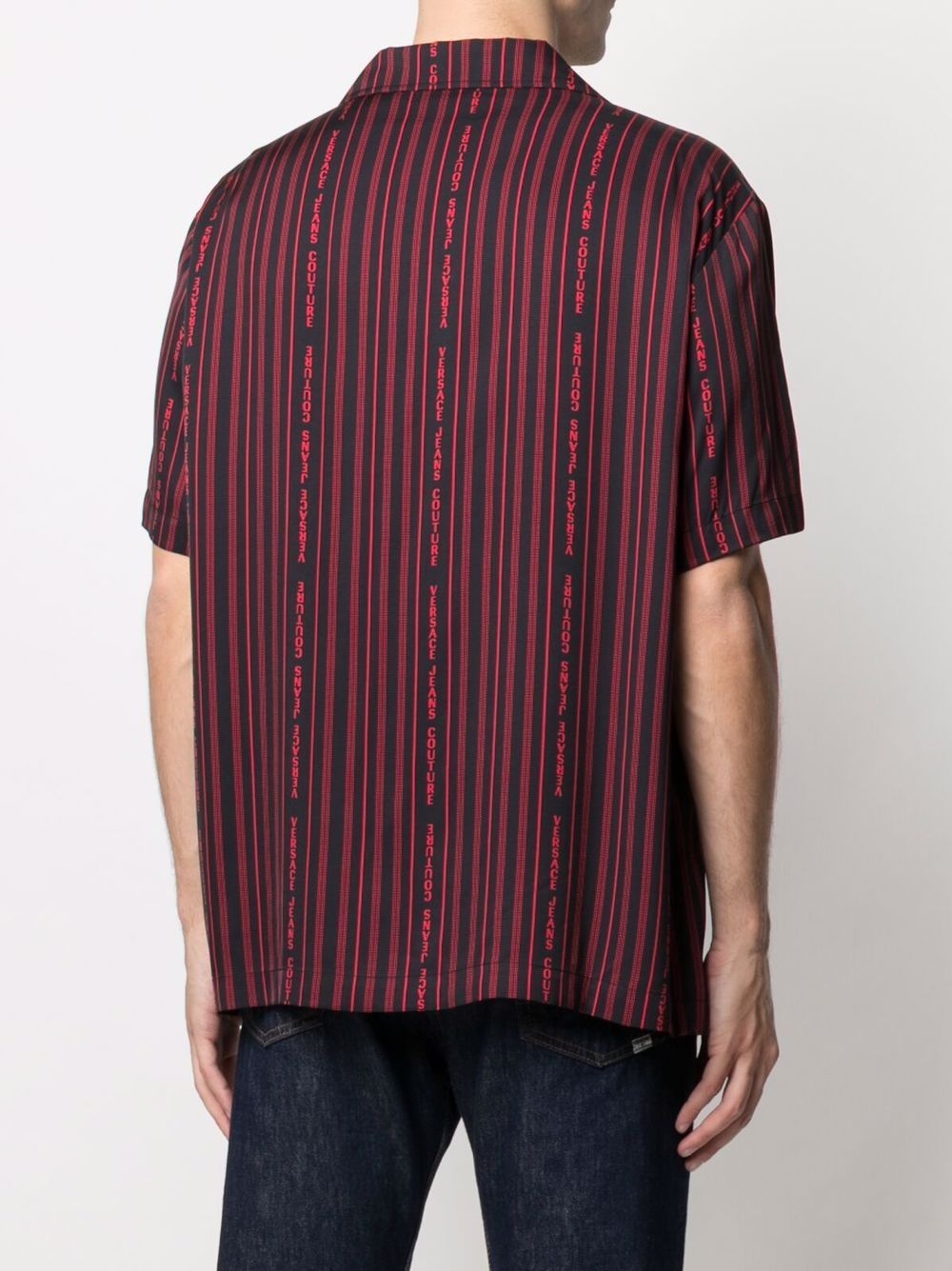 striped logo shirt - 4